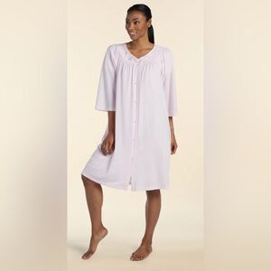 Miss Elaine NYLON TRICOT SHORT ROBE NIGHTGOWN Size Small